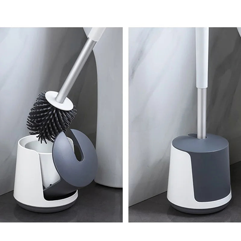 Automatic Opening and Closing Toilet Brush