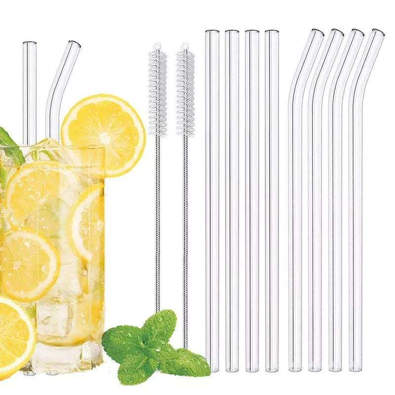 Glass Smoothie Straw