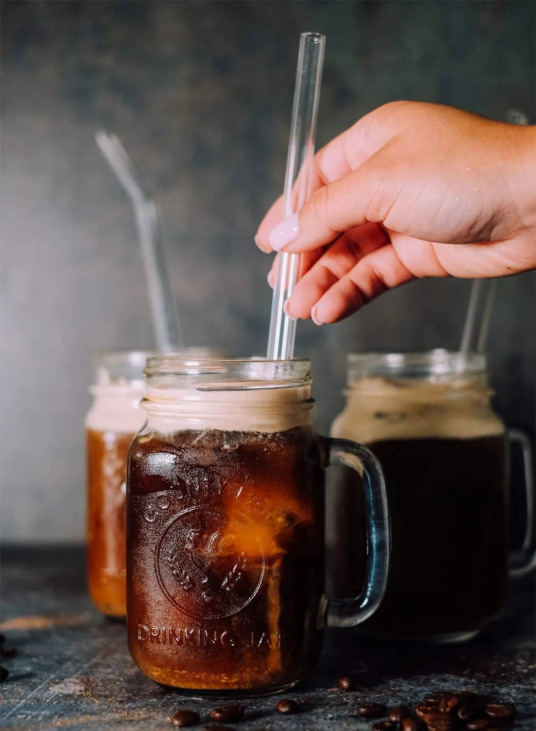 Glass Smoothie Straw