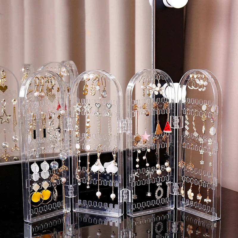 Plastic Necklace Jewelry Shelf