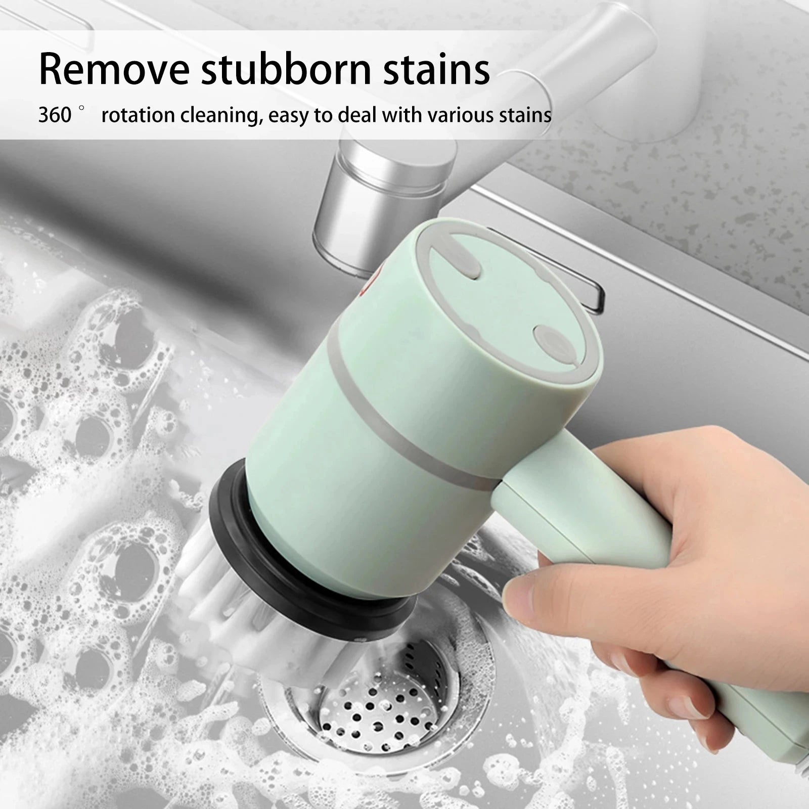 Automatic Wireless Dishwashing Brush