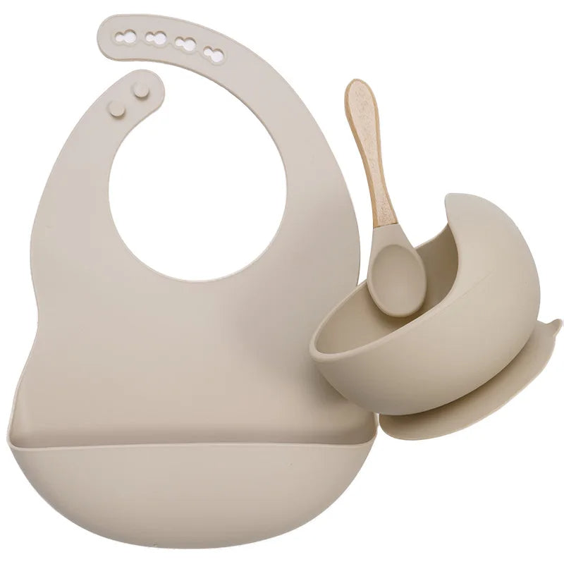 Silicone Baby Feeding Tableware Set